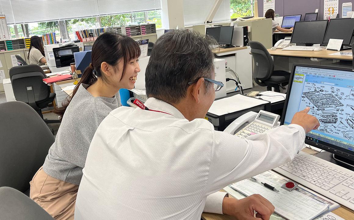 勤務中の様子