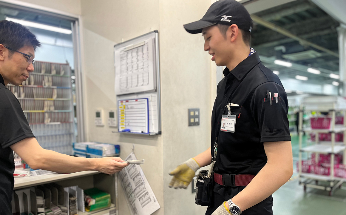 勤務中の様子