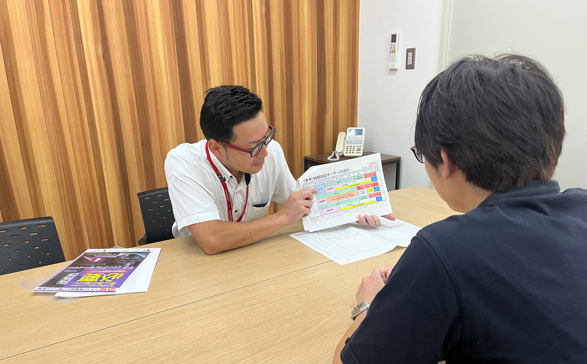 勤務中の様子